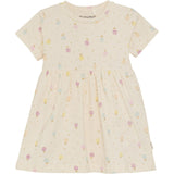 Minymo White Swan Body Dress AOP