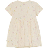 Minymo White Swan Body Dress AOP