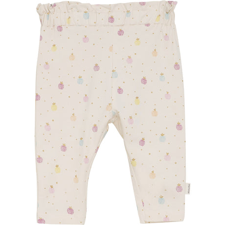 Minymo White Swan Pants AOP