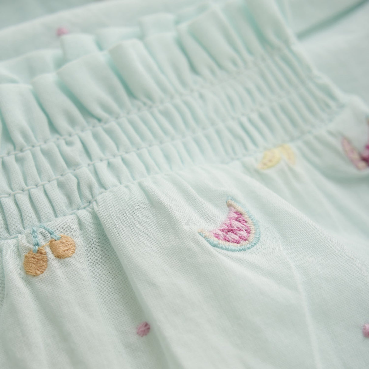 Minymo Wan Blue Pants Embroidery