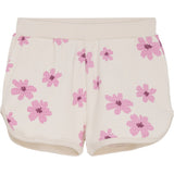 Minymo White Swan Sweat Shorts AOP