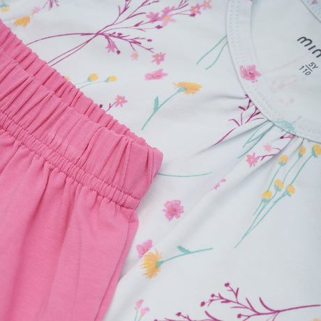 Minymo Wan Blue T-Shirt And Shorts Set AOP