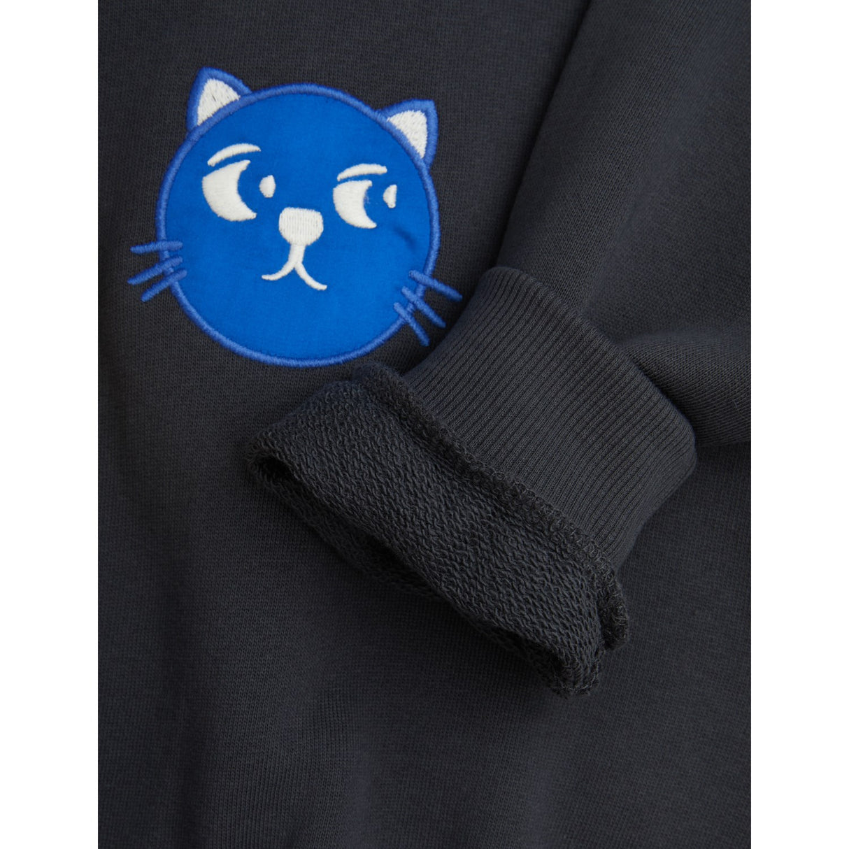 Mini Rodini Black Cool Cats Application Sweatshirt