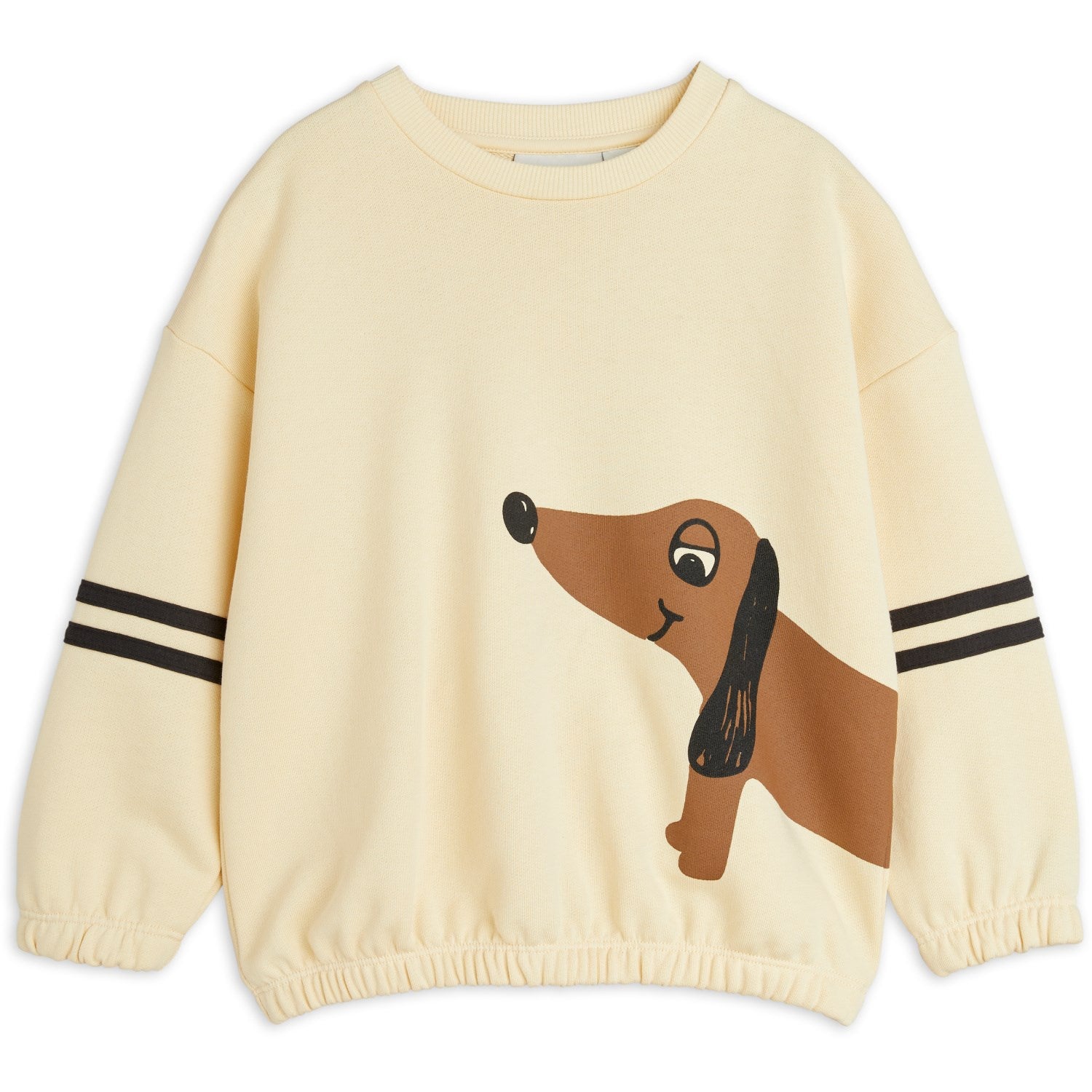 Mini Rodini 犬 犬柄 スウェット トレーナー Buy Mini Rodini Beige Dog Stripes Sweatshirt | Luksusbaby