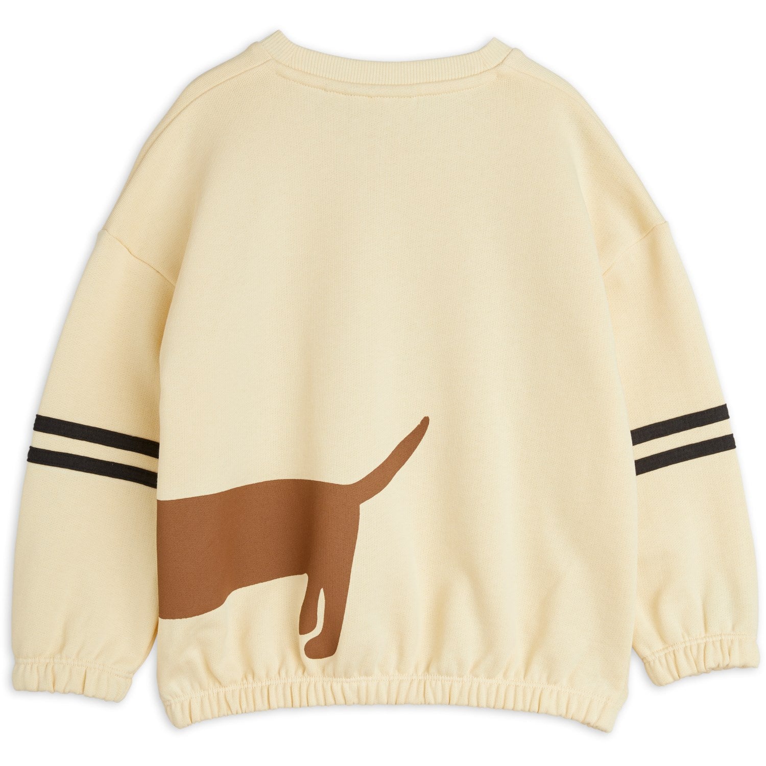 Buy Mini Rodini Beige Dog Stripes Sweatshirt | Luksusbaby