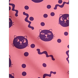 Mini Rodini Pink Squiggly Cats AOP Leggings