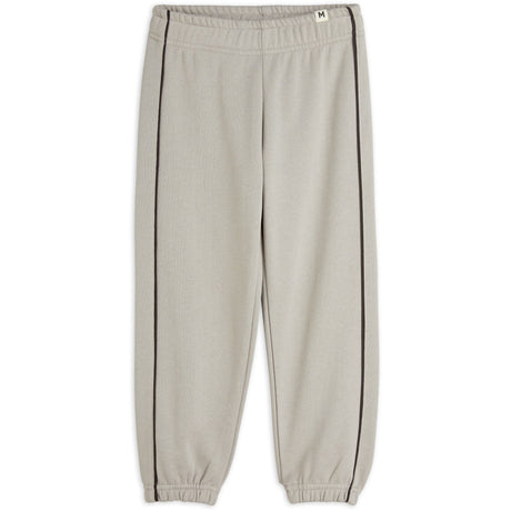 Mini Rodini Grey Plain Piping Sweatpants