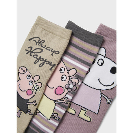 Name It Elderberry Dassa Peppa Pig 3-pack Socks