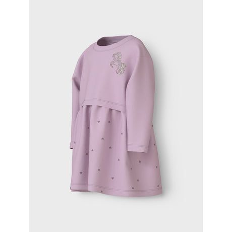 Name It Winsome Orchid Unicorn Valona Regular Sweat Dress