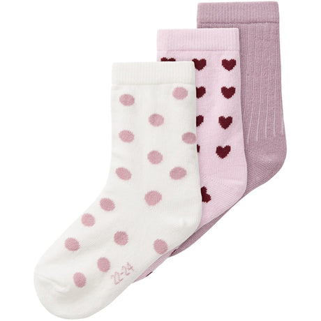 Name It Winsome Orchid Tummi 3-pack Socks