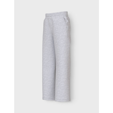 Name It Light Grey Melange Mille Straight Sweatpants Noos