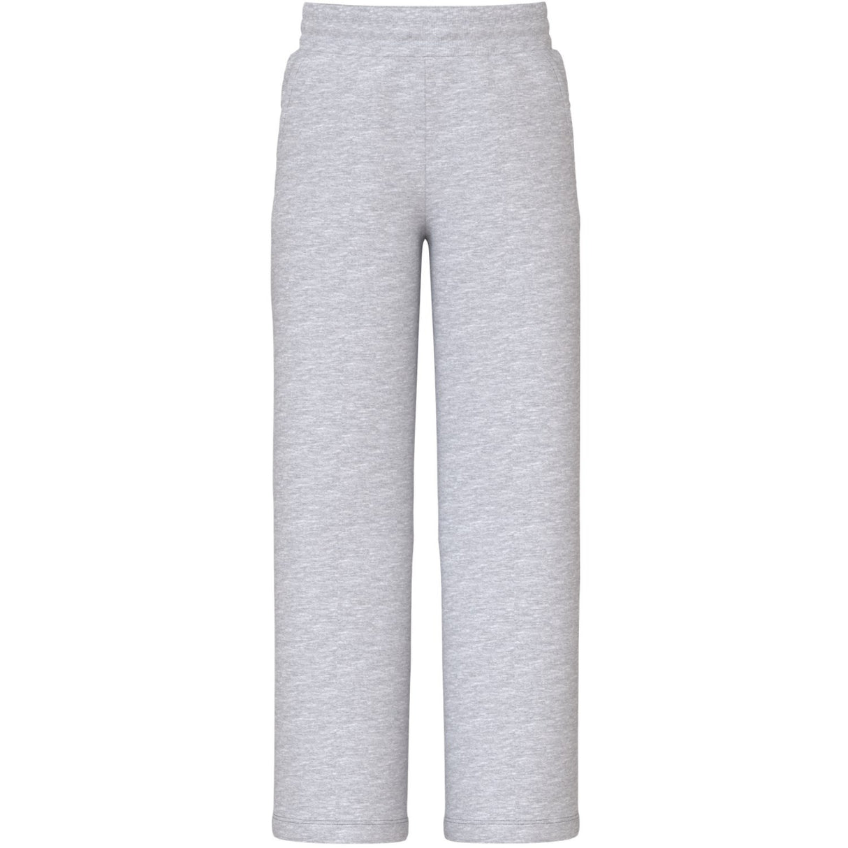 Name It Light Grey Melange Mille Straight Sweatpants Noos