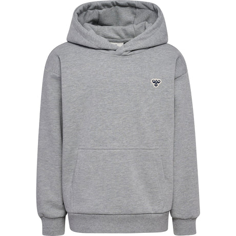 Hummel Grey Melange Loose Hoodie Bee