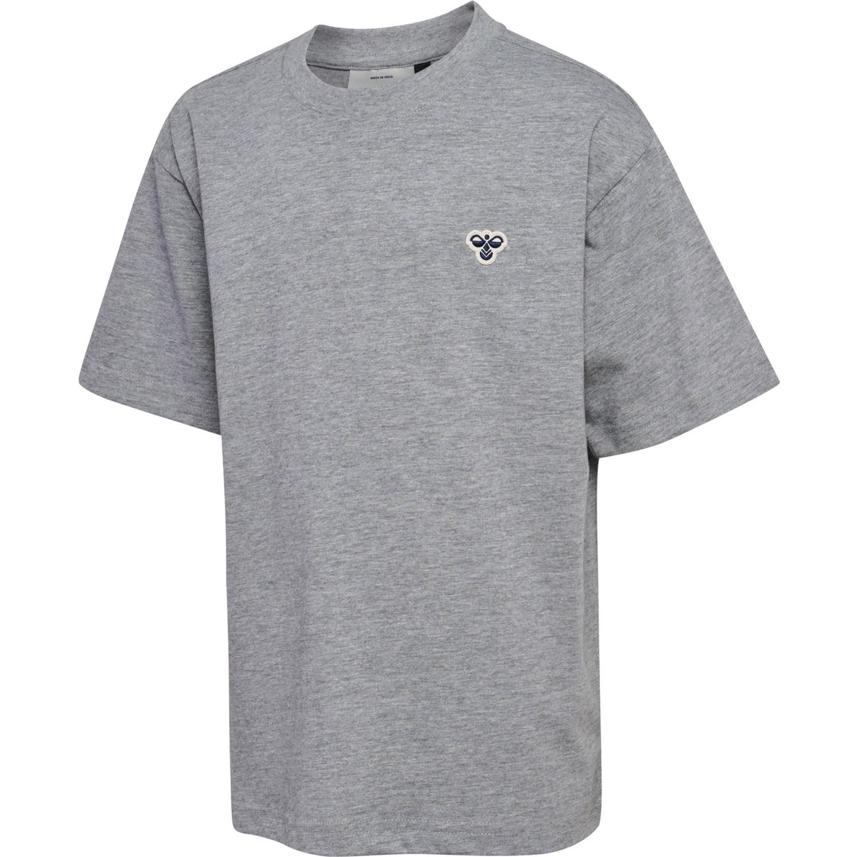 Hummel Grey Melange Loose T-Shirt S/S Bee