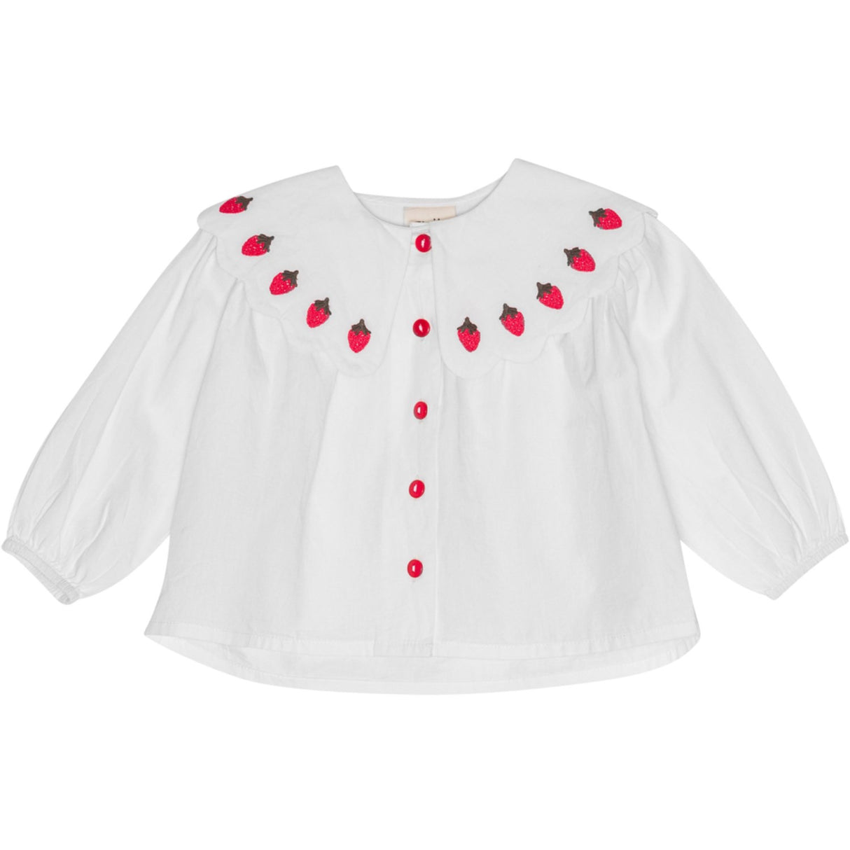 Flöss Bright White Berry Everlyn Blouse