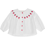Flöss Bright White Berry Everlyn Blouse