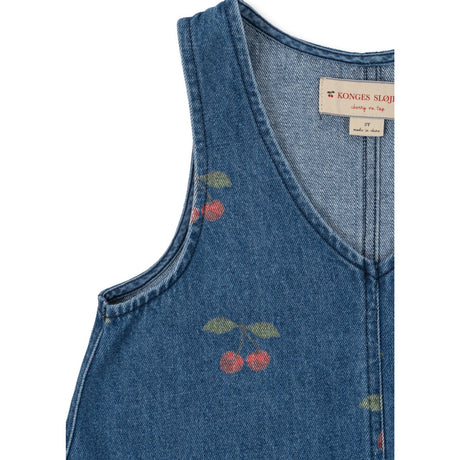 Konges Sløjd Ma Grande Cerise Denim Magot Dress Gots