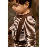 Fliink Chicory Coffee W. Sand Stripes Favo Pullover