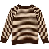 Fliink Chicory Coffee W. Sand Stripes Favo Pullover