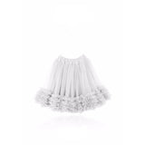 Dolly by Le Petit Tom Frilly Skirt Off White