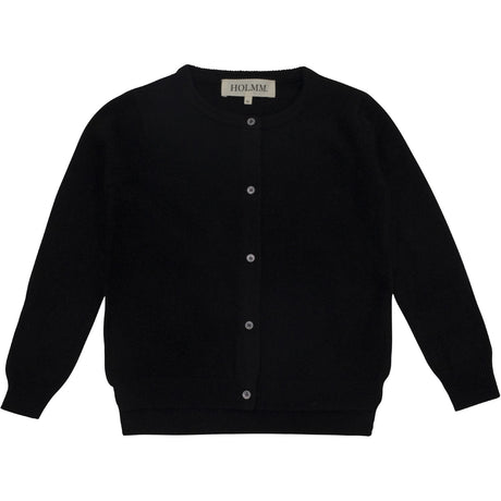 HOLMM Black Molly Cashmere Knit Cardigan