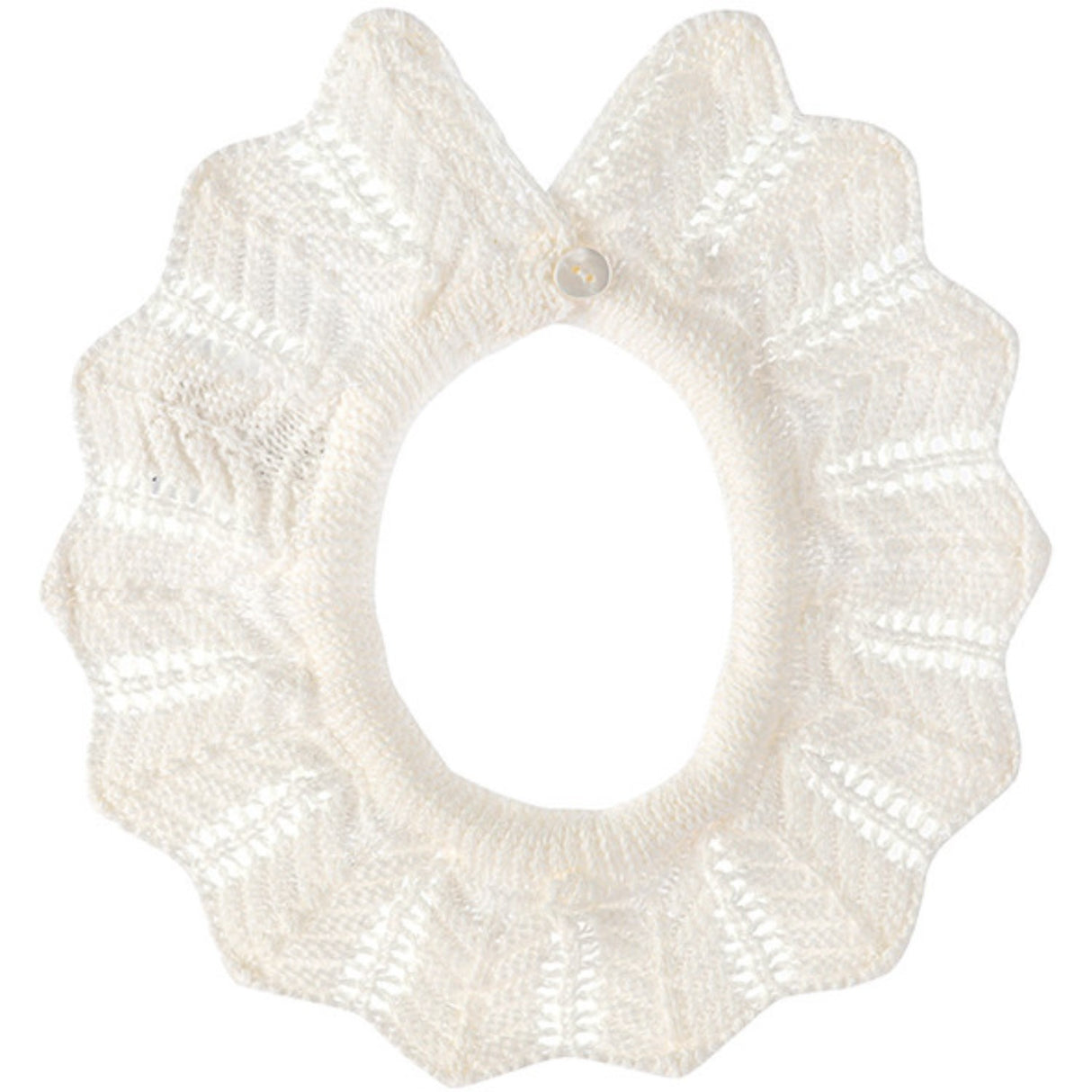 Cóndor Off-White Link Stitch Openwork Collar