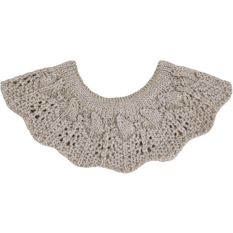 Cóndor Nougat Merino Wool Blend Openwork Collar