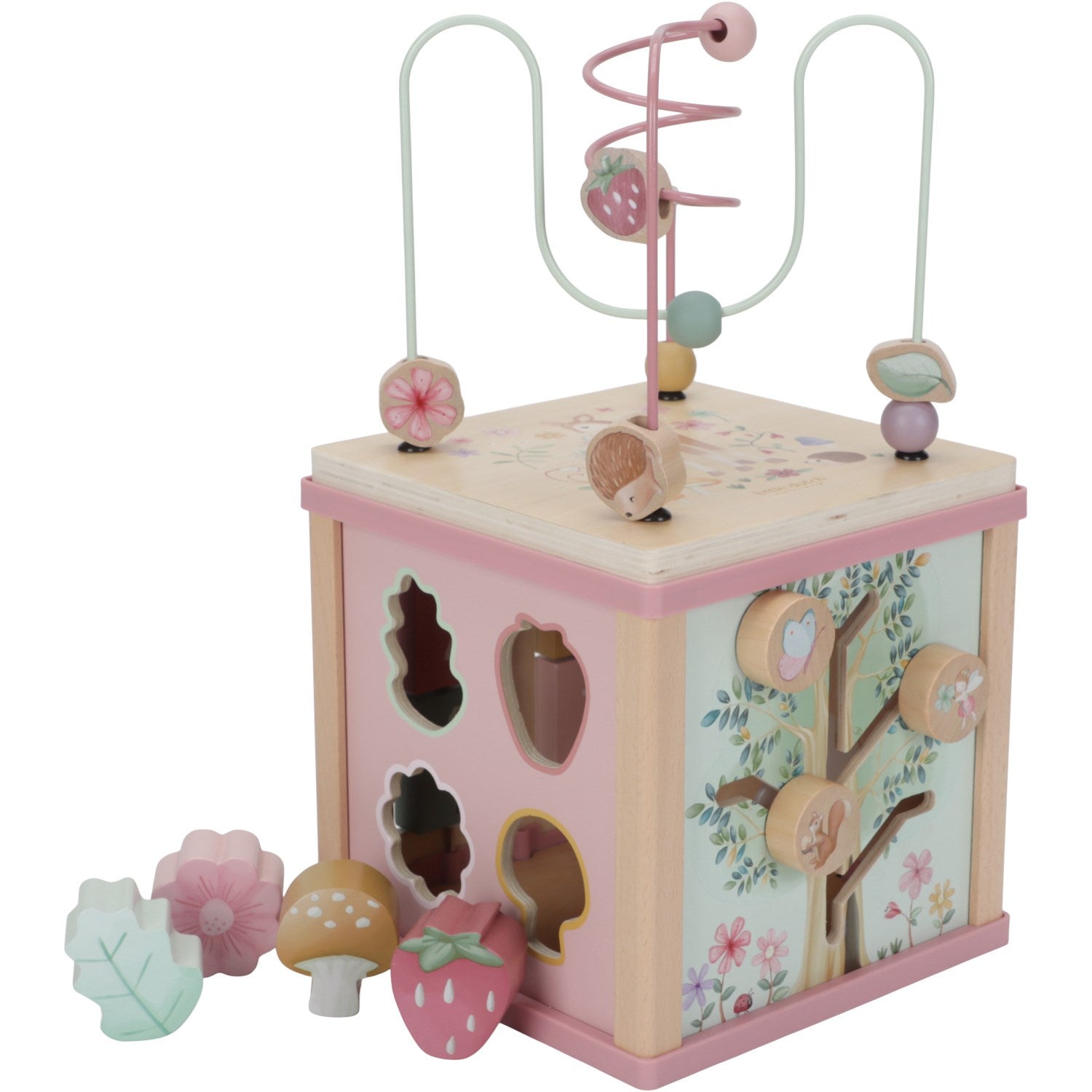 Buy Little Dutch Fairy Garden Pink Activity Cube | Luksusbaby