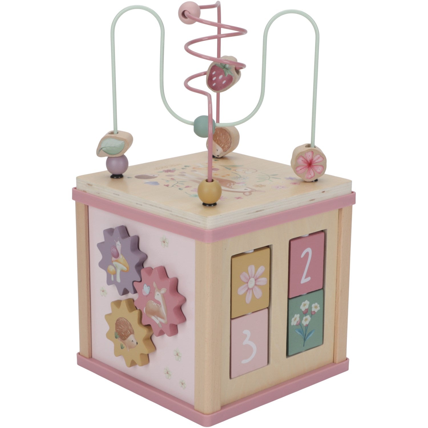 LITTLE DUTCH（リトルダッチ） アクティビティキューブ ピンク Buy Little Dutch Fairy Garden Pink Activity Cube | Luksusbaby