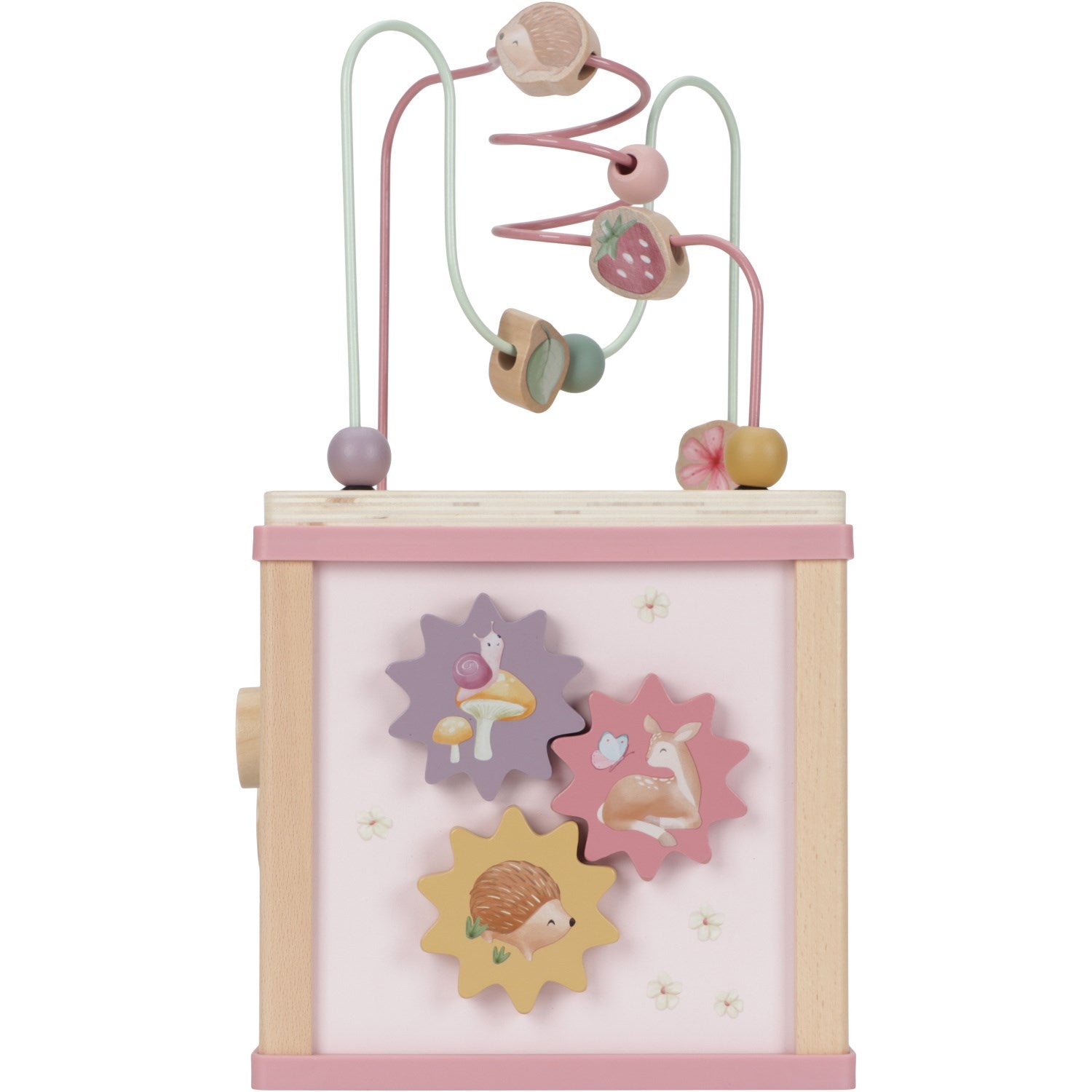 LITTLE DUTCH（リトルダッチ） アクティビティキューブ ピンク Buy Little Dutch Fairy Garden Pink Activity Cube | Luksusbaby