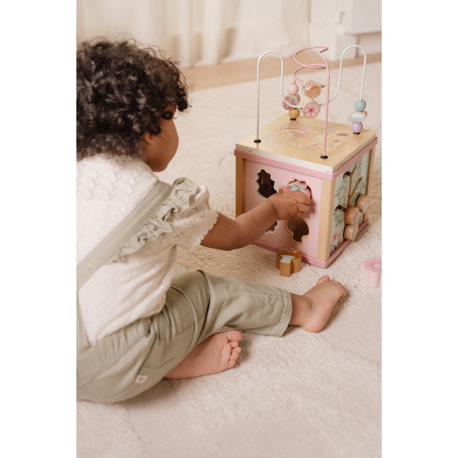 Buy Little Dutch Fairy Garden Pink Activity Cube | Luksusbaby