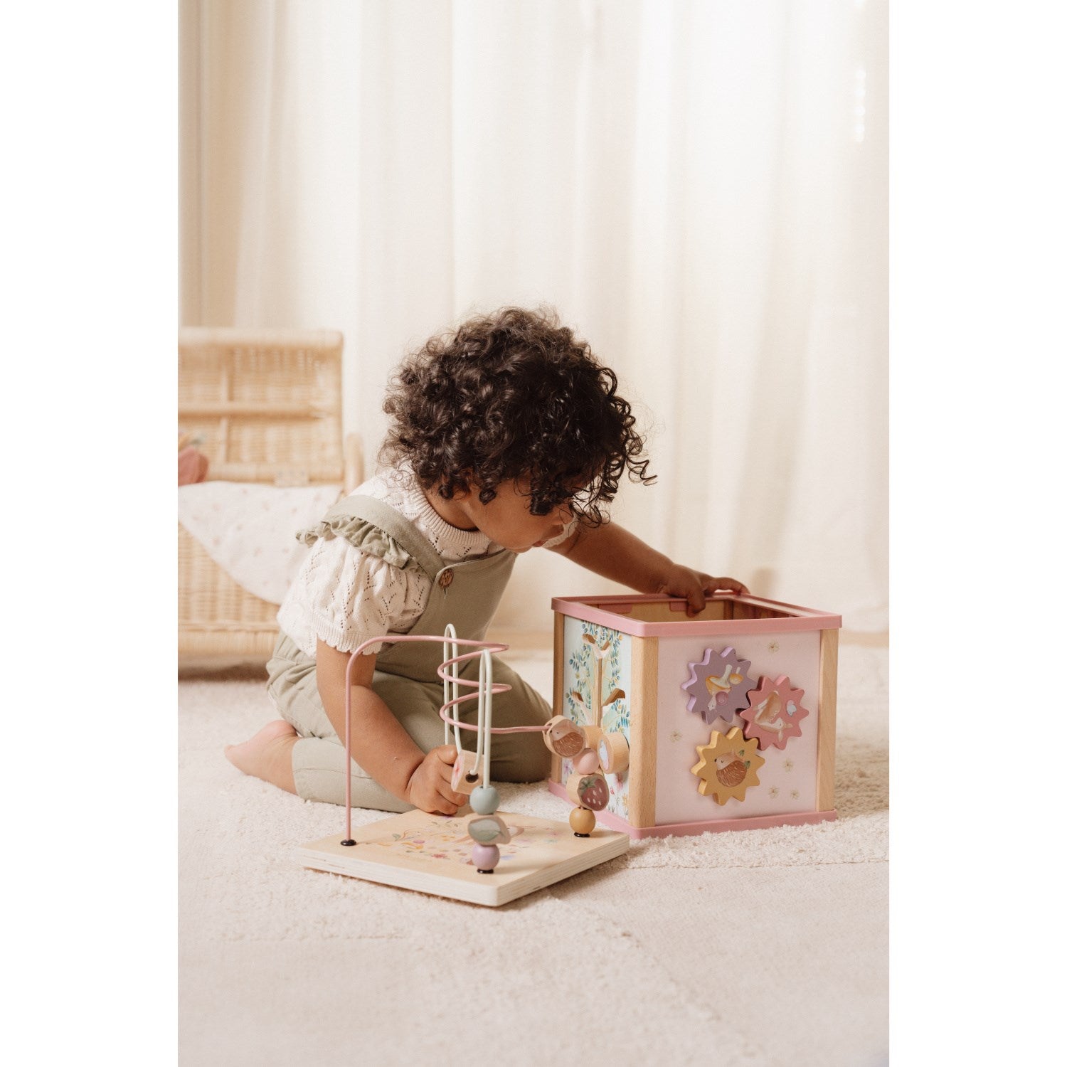 Buy Little Dutch Fairy Garden Pink Activity Cube | Luksusbaby