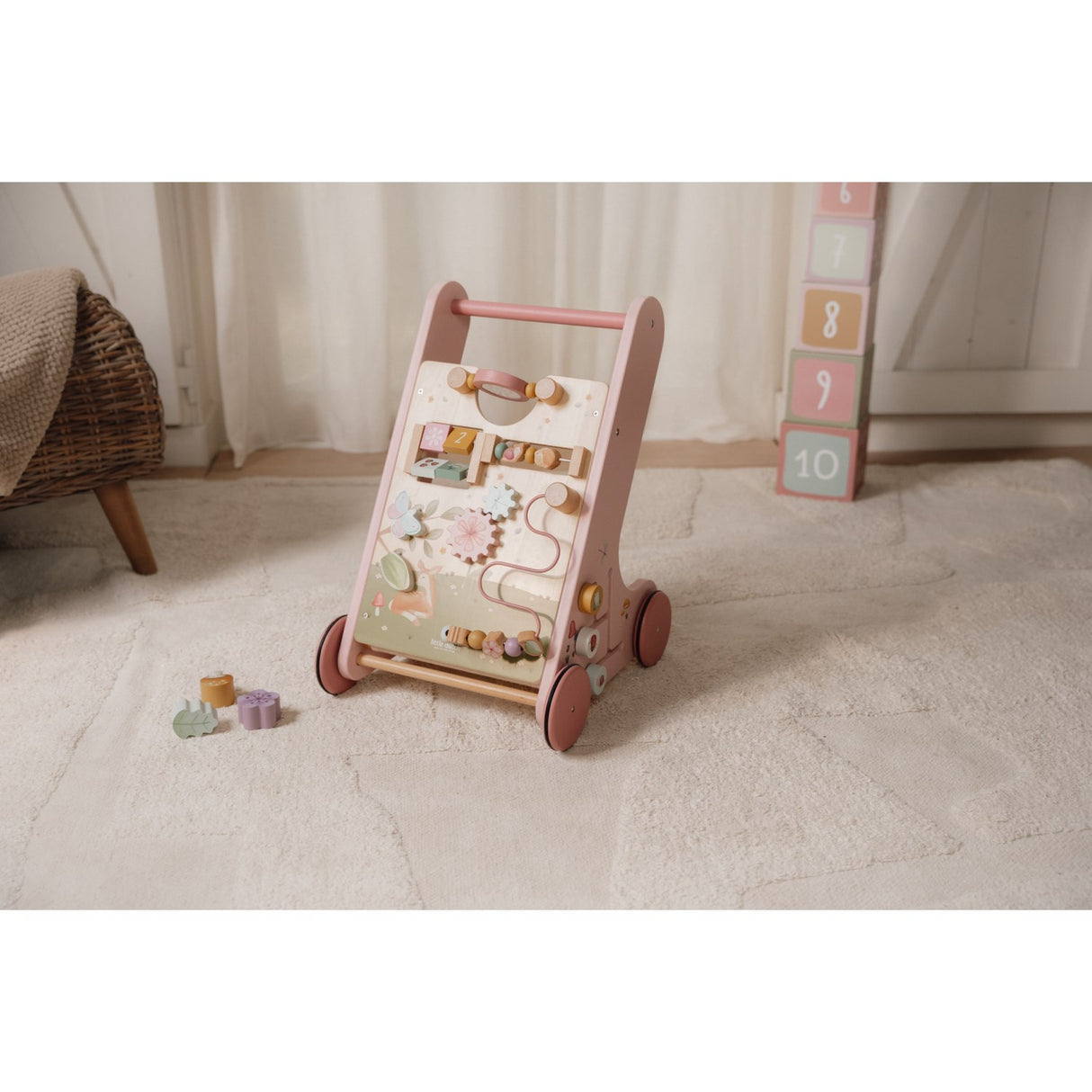 Little Dutch Fairy Garden Pink Multi-Activity Walker