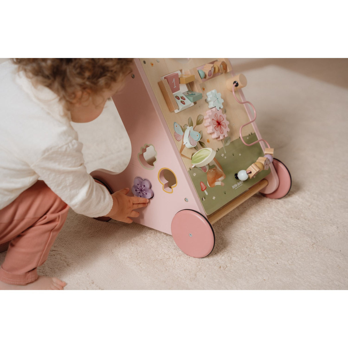 Little Dutch Fairy Garden Pink Multi-Activity Walker