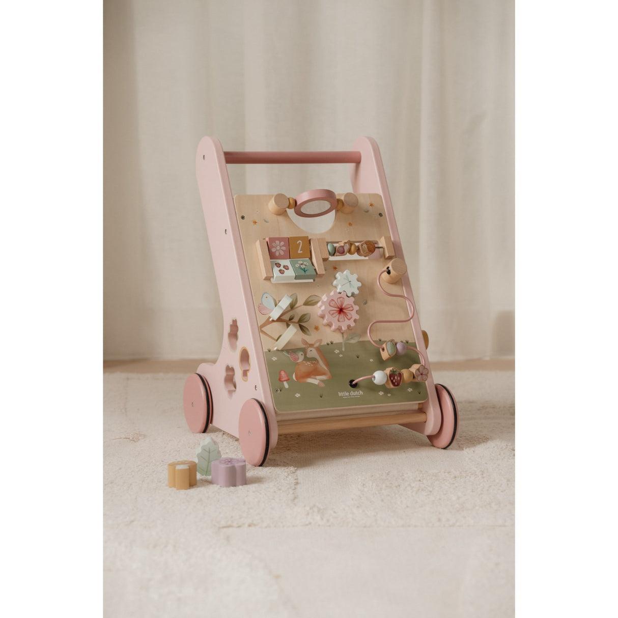 Little Dutch Fairy Garden Pink Multi-Activity Walker