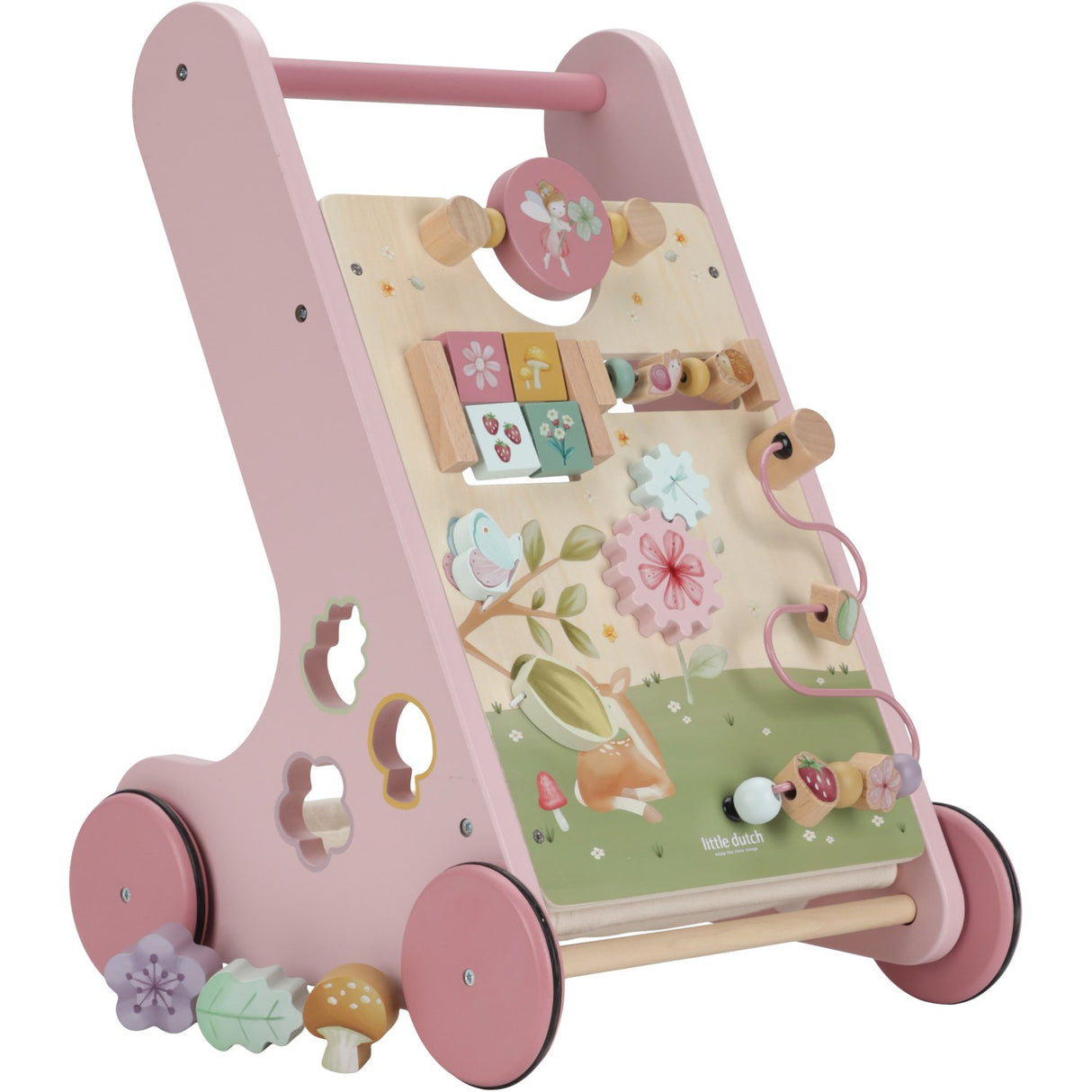 Little Dutch Fairy Garden Pink Multi-Activity Walker