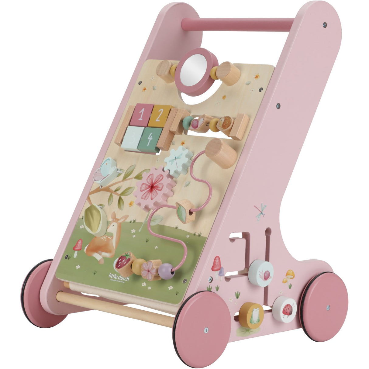 Little Dutch Fairy Garden Pink Multi-Activity Walker