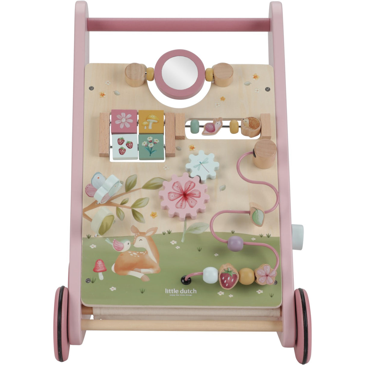 Little Dutch Fairy Garden Pink Multi-Activity Walker