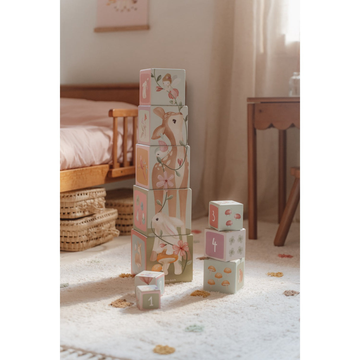 Little Dutch Fairy Garden Pink Stacking Tower