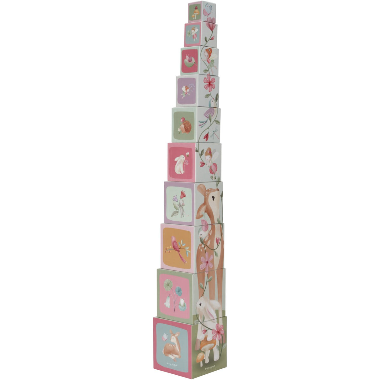 Little Dutch Fairy Garden Pink Stacking Tower