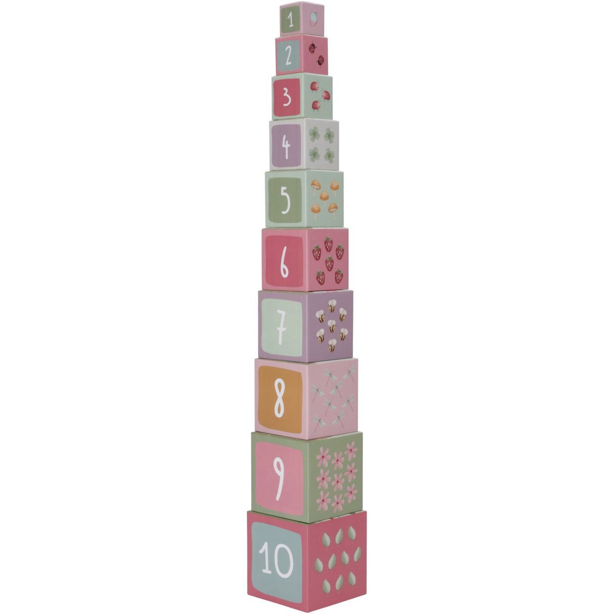 Little Dutch Fairy Garden Pink Stacking Tower