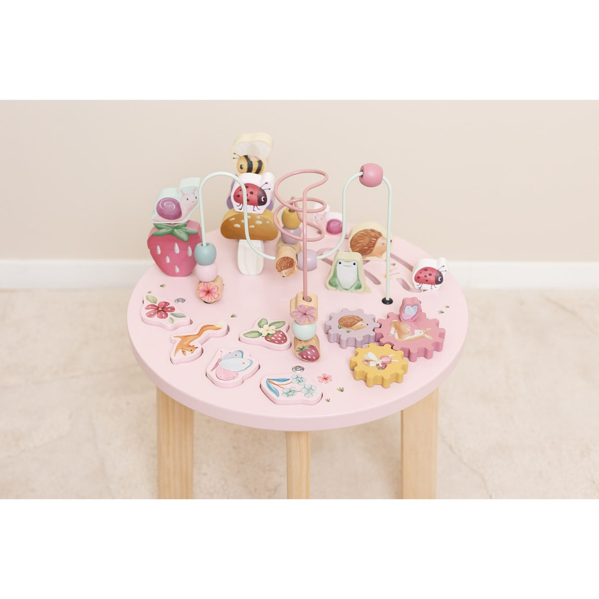 Little Dutch Fairy Garden Pink Activity Table