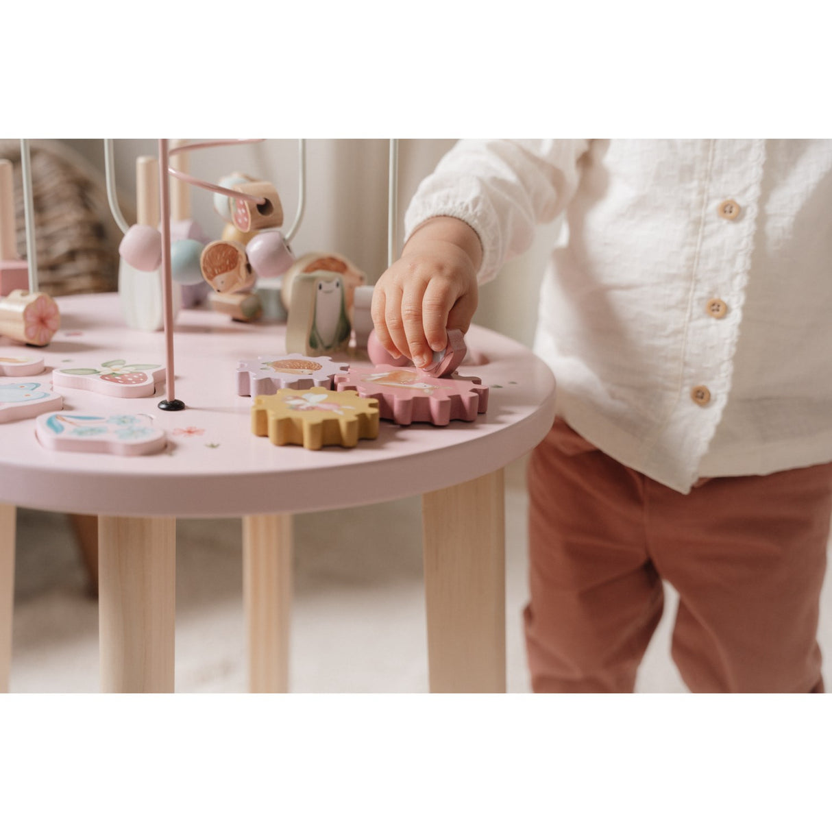 Little Dutch Fairy Garden Pink Activity Table