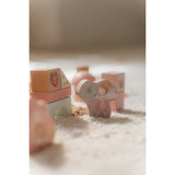 Little Dutch Fairy Garden Pink Building Blocks Wood