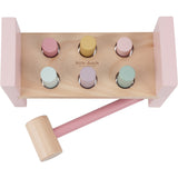 Little Dutch Fairy Garden Pink Pounding Bench