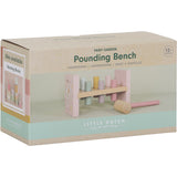 Little Dutch Fairy Garden Pink Pounding Bench