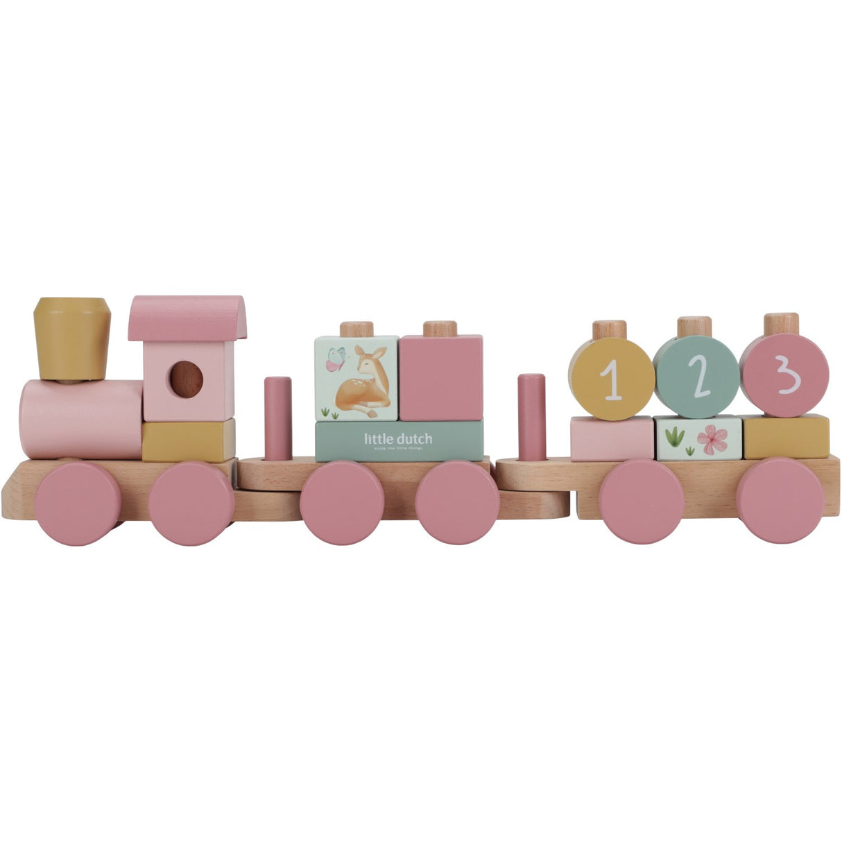 Little Dutch Fairy Garden Pink Stacking Train