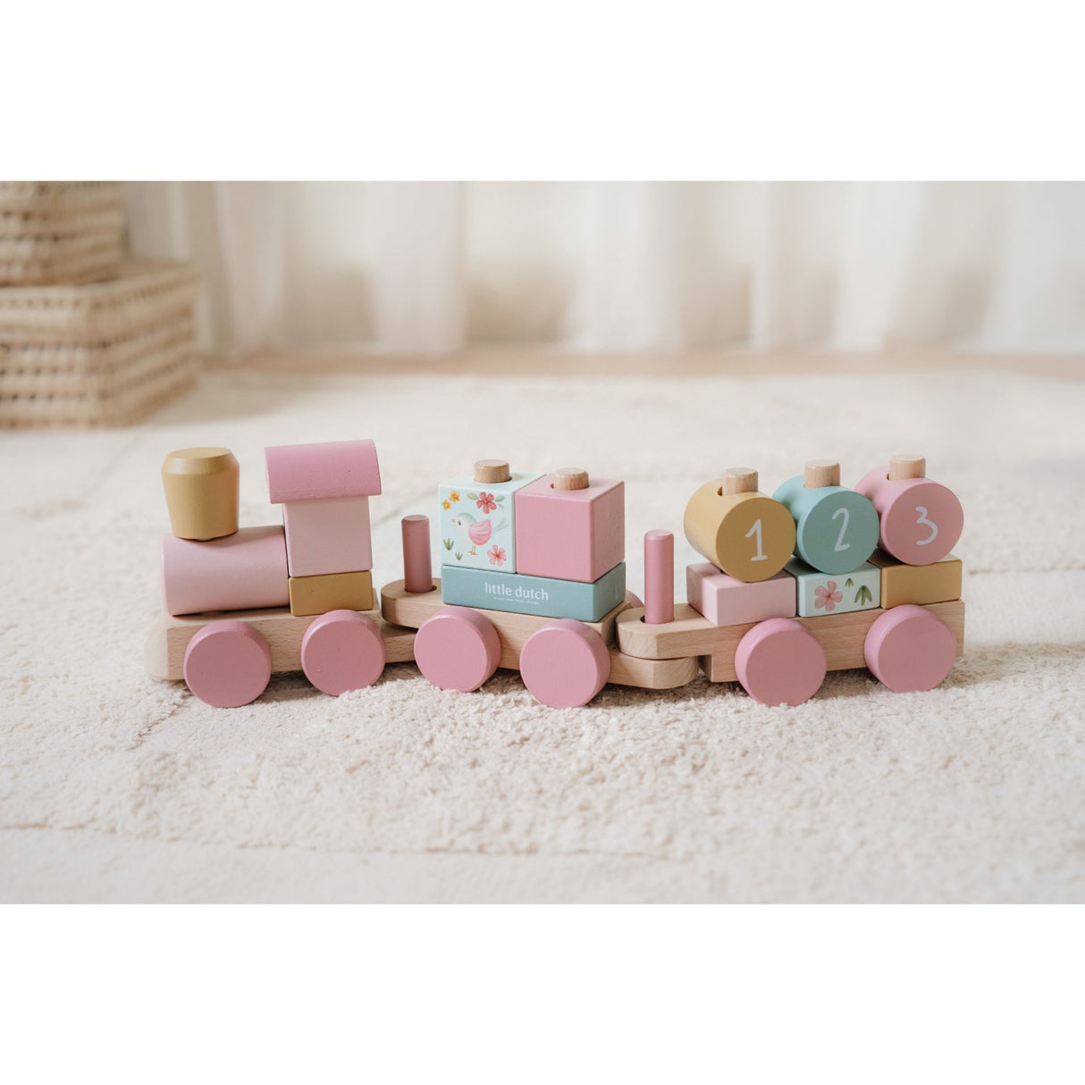 Little Dutch Fairy Garden Pink Stacking Train