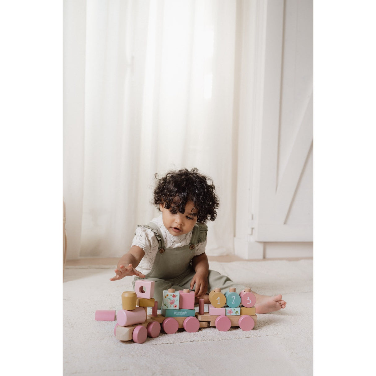 Little Dutch Fairy Garden Pink Stacking Train