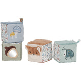 Little Dutch Forest Friends Blue Activity Cubes 4-Pack